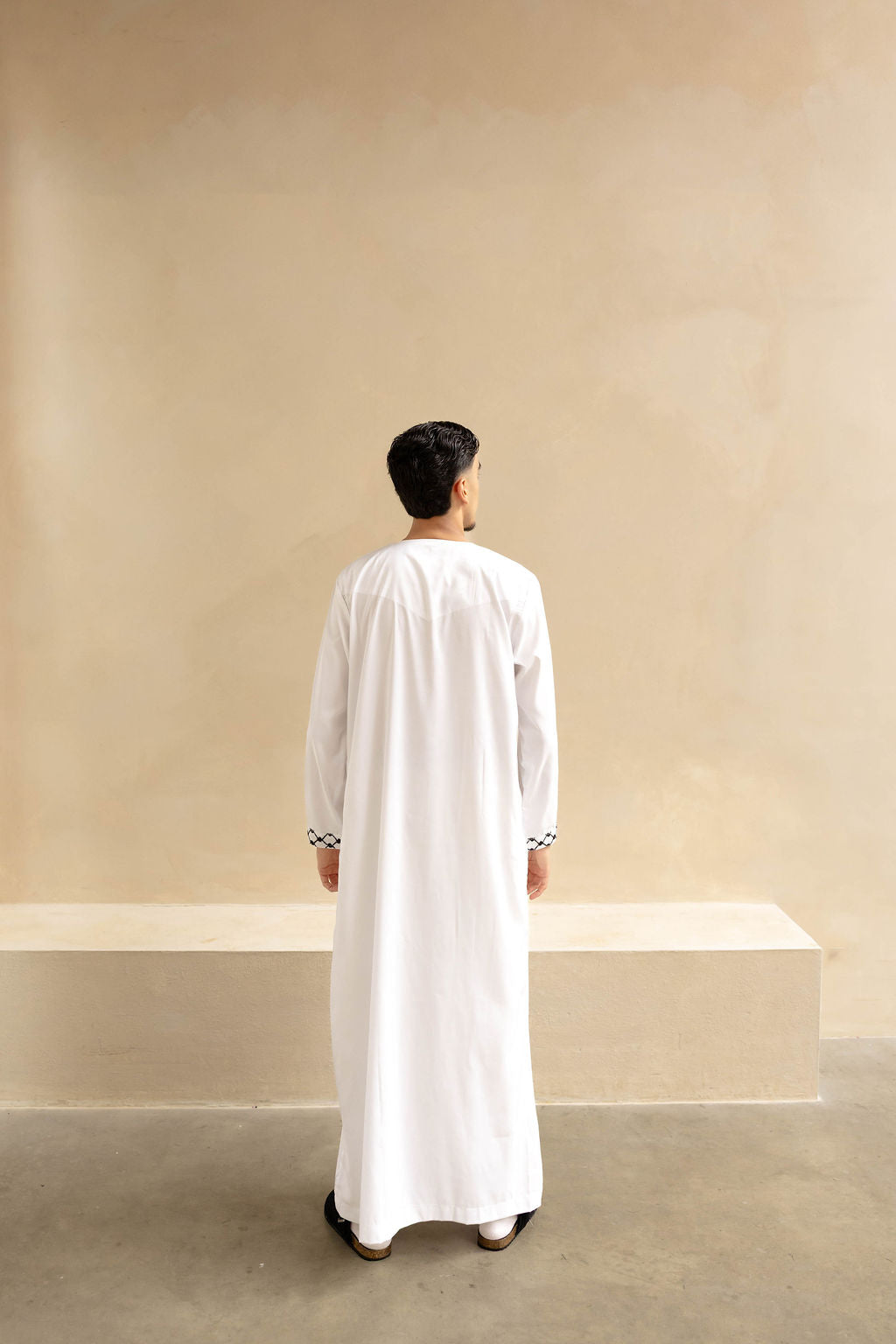Djellaba Keffiyeh White