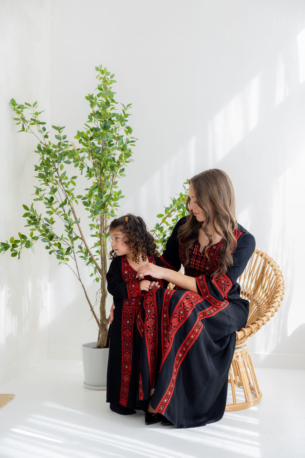 Mama & Ik Zwart/Rood