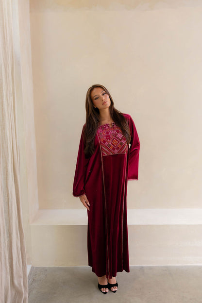 Essential velvet bordeaux