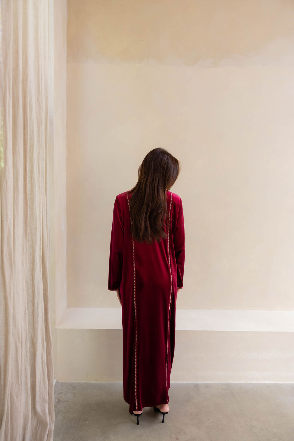 Essential velvet bordeaux