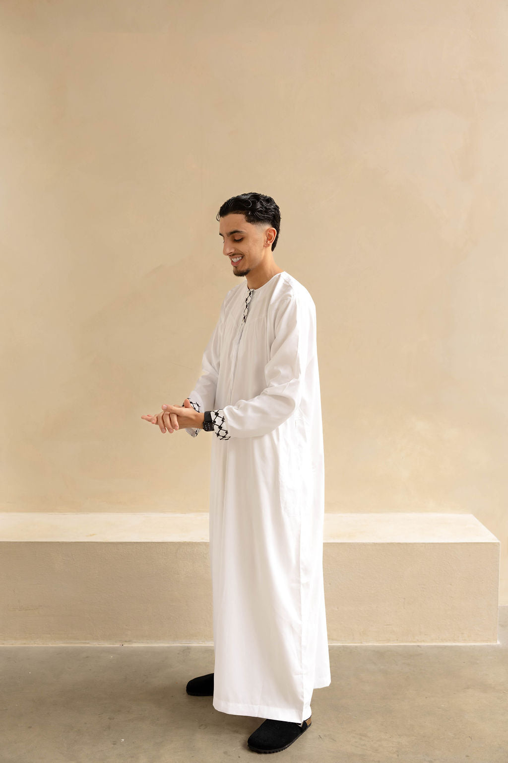 Djellaba Keffiyeh White