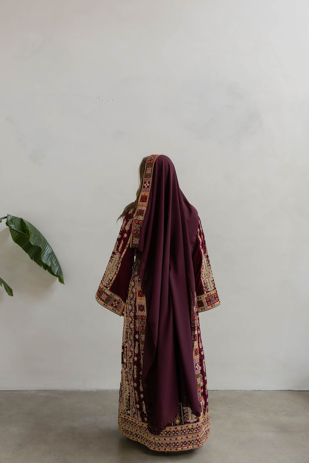 Bridal Ramallah Burgundy