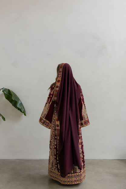 Bridal Ramallah Burgundy