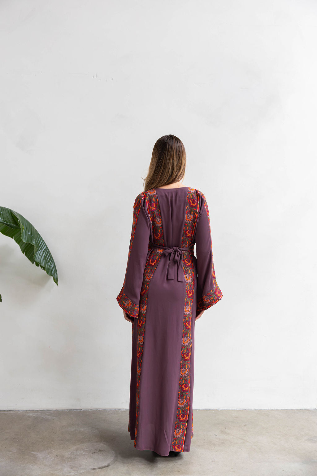 Floral Midnight plum