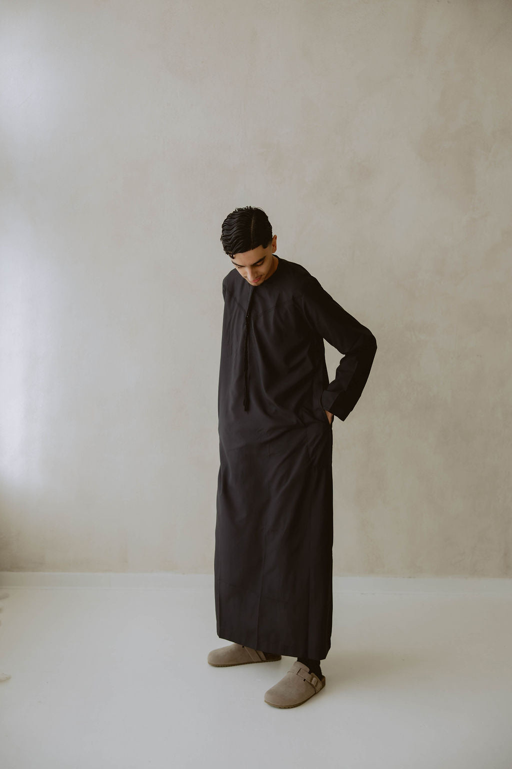 Djellaba Black cord