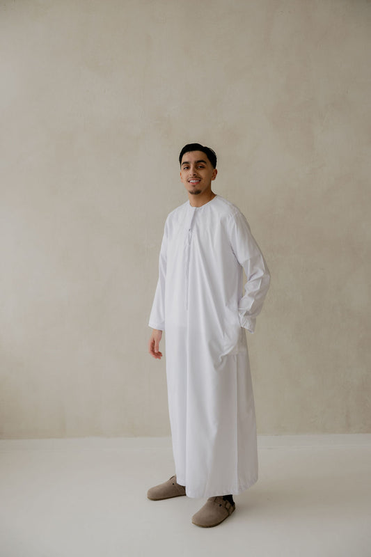 Djellaba White cord