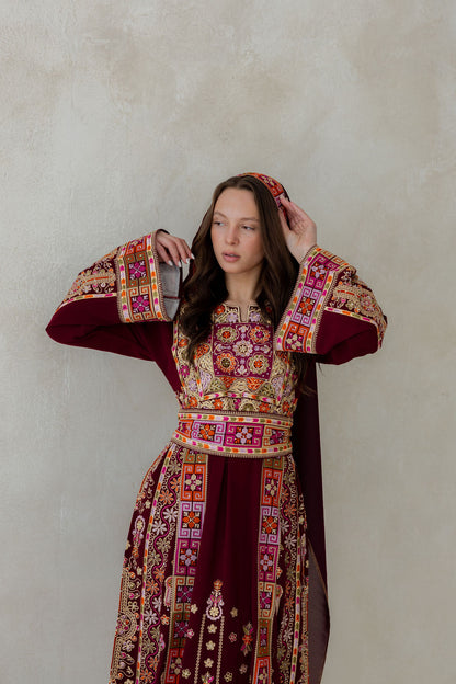 Bridal Ramallah Burgundy