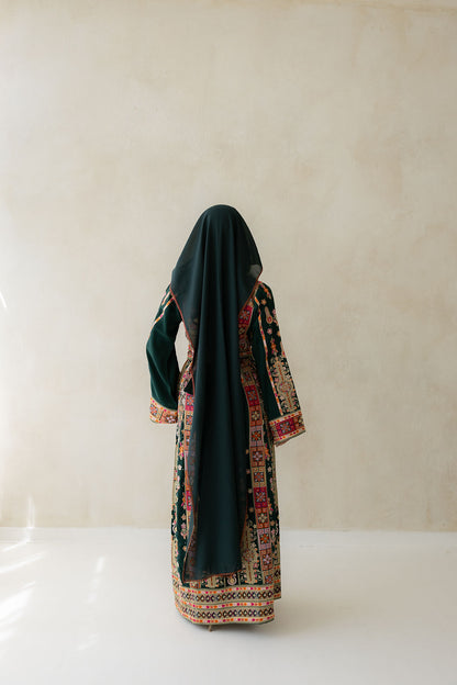 Bridal Ramallah Dark Green